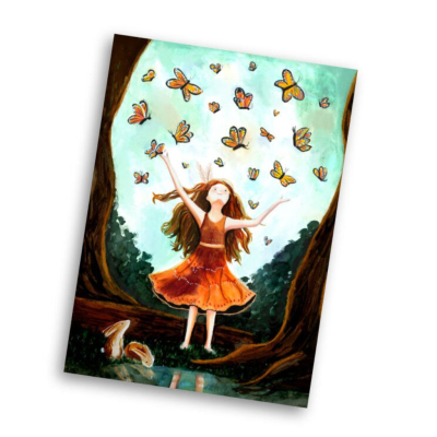 Kaart 'De vlinderdans' - Esther Bennink